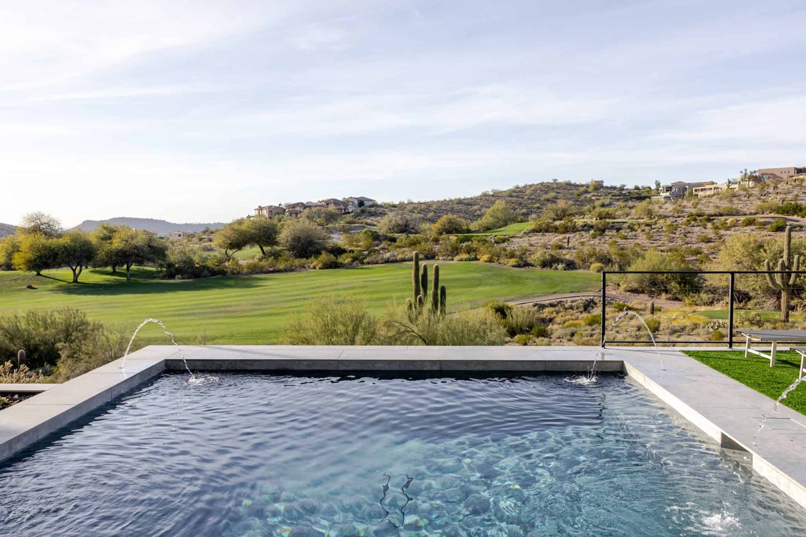 Infinity edge luxury pool